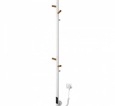 Полотенцесушитель электрический PRIMUM.E2 L.15x140.H4.Таймер. Муар белый с деревом