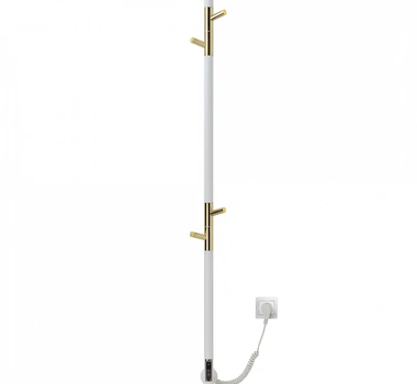 Полотенцесушитель электрический PRIMUM.E2 L.15x140.H4.Таймер. Муар белый с золотом